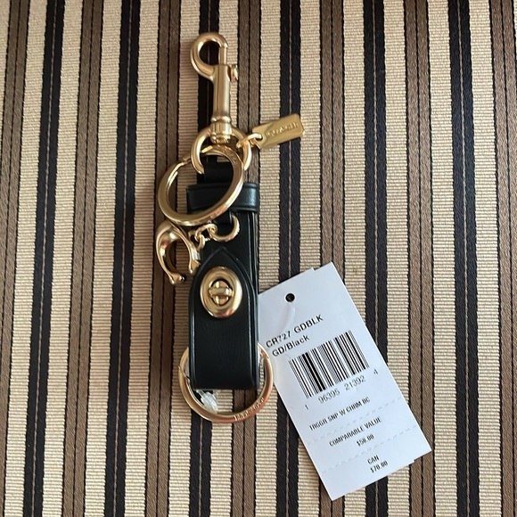 Coach Accessories - NWT Coach trigger snap bag charm -CR727